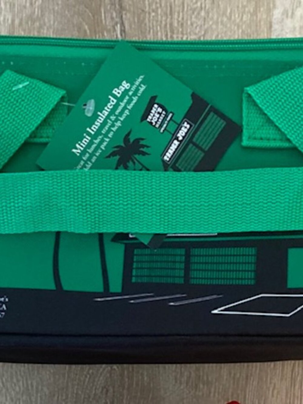 Trader Joes Mini Insulated Bag Color Green New With Tags Limited Edition